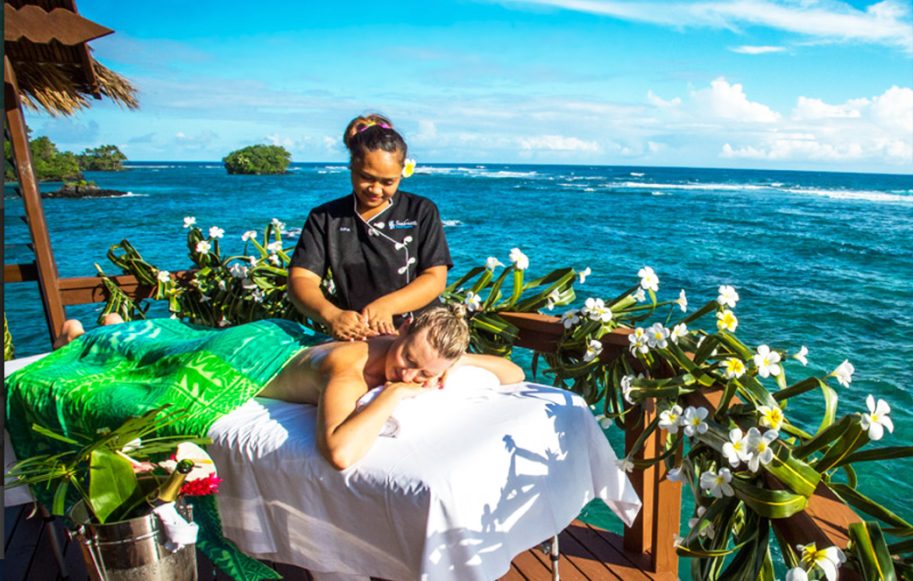 massage at the Seabreeze Resort