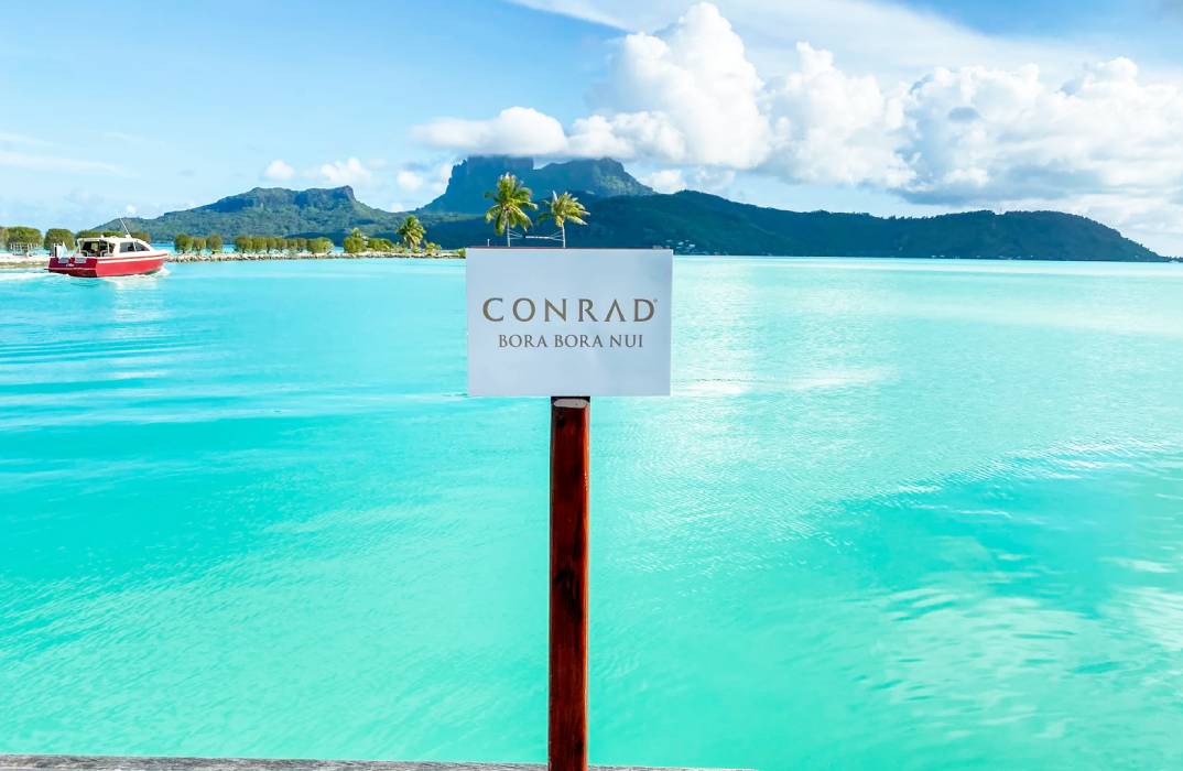 Conrad Bora Bora Arrival 2
