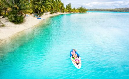 Relaxing in the Cook islands